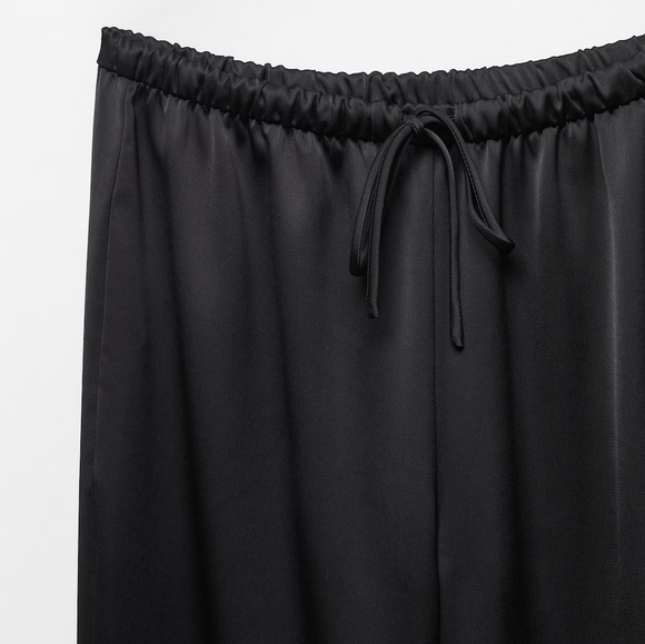 MANGO Satin pants - Picture 4 of 6